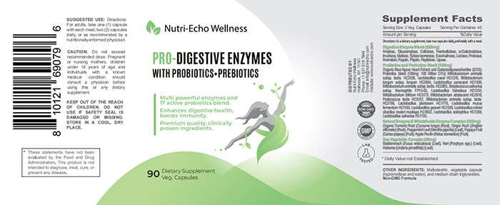 Nutri-Echo Digestive Enzymes 3